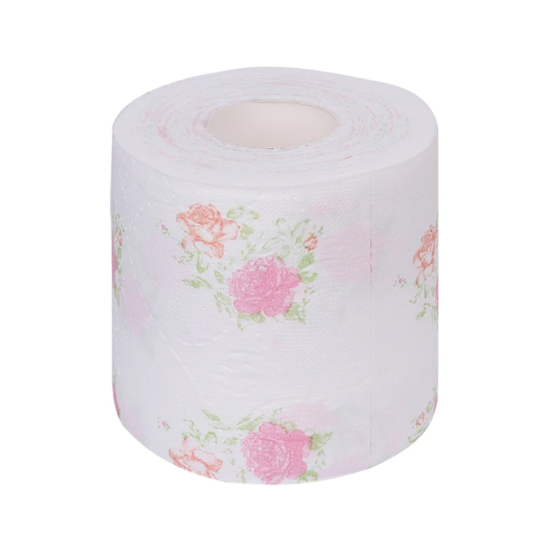 2018 с цветочным принтом Туалет Бумага рулон ткани Ванная комната Новинка смешной подарок