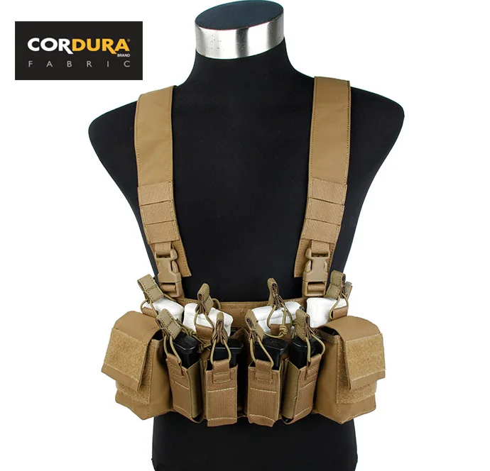 

TMC Codura D3 CRX Chest Rig Coyote Brown Tactical Light Weight Combat Gear(SKU050943)