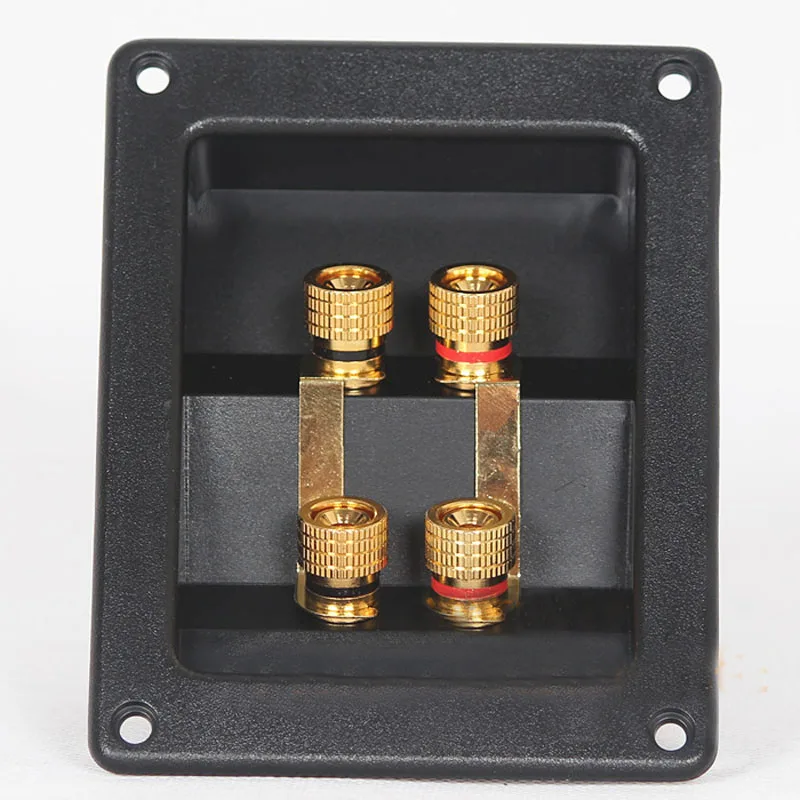 Speaker terminal box thickening plastic gold plated ternminal audio
