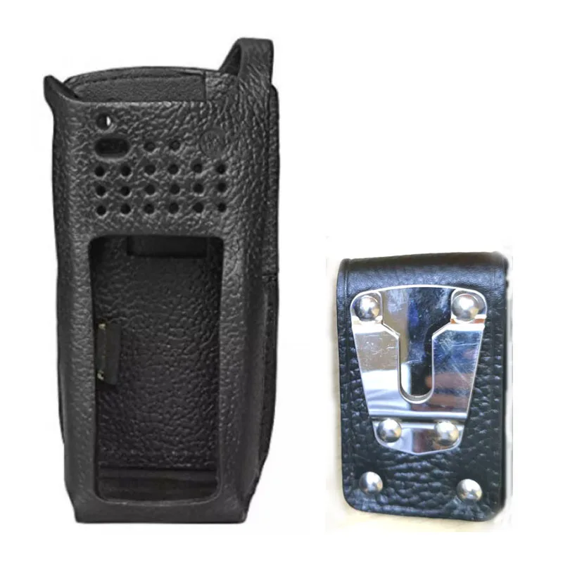 

New Arrival Black Leather Case For Motorola APX2000 APX-2000 Two Way Radio Walkie Talkie