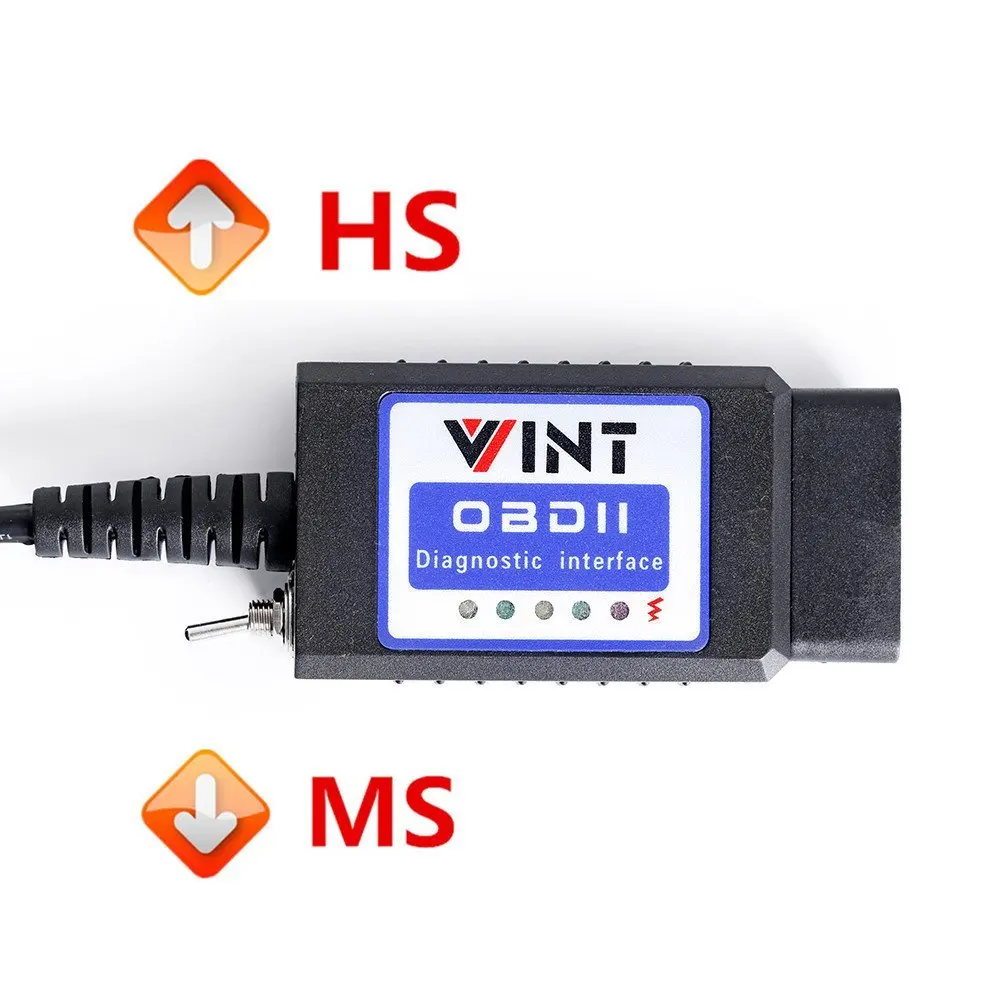 VINT-TT55502 ELM327 USB V1.5 модифицированный для Ford ELMconfig Froscan CH340+ 25K80 чип HS-CAN/MS-CAN