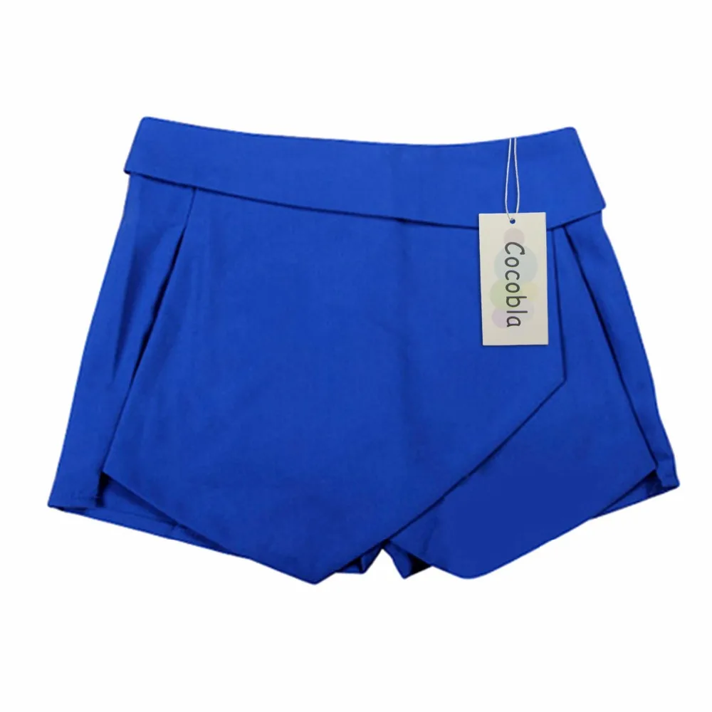 2015 Hot Fashion 4 Colors Women Asymmetric Shorts Skirts XS S M L XL