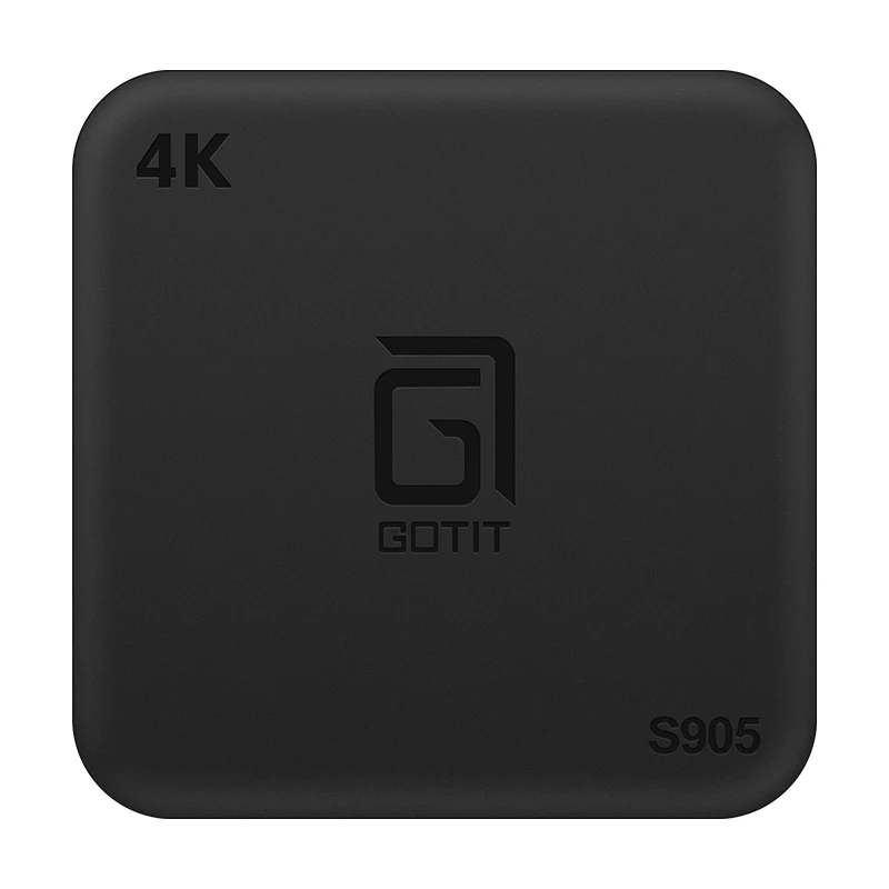 ТВ приставка GOTIT S905 Android 7 1 ГБ/8 ГБ 2 ГБ/16 Amlogic S905W 64 бит четырехъядерный HD 4K