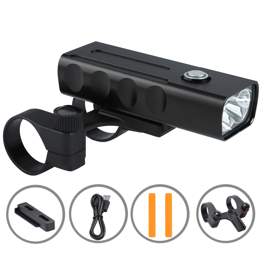 

Usb Rechargeable Bicycle Light Front 2 XML T6 Led Bicycle Headlight Mount Cycling Flashlight With Central Bracket Holder