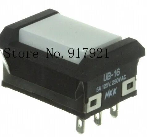 

[ZOB] UB16NBKW01N-B imported from Japan nkk day open UB-16 miniature illuminated pushbutton switch --10pcs/lot