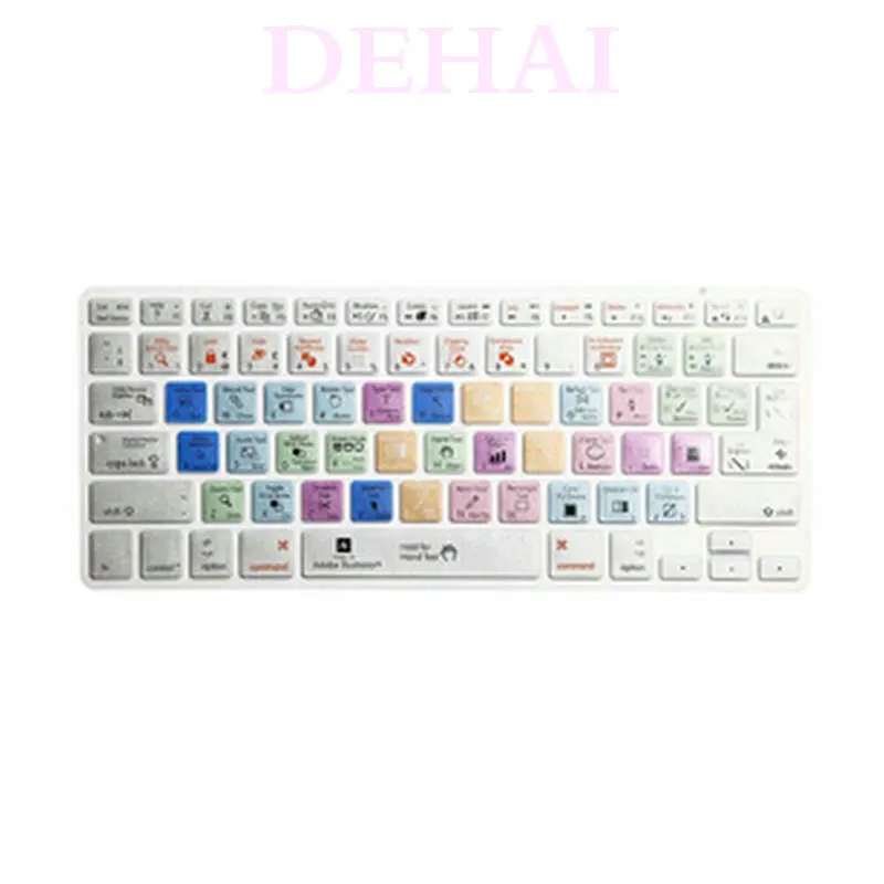 

15X Adobe Illustrator AI Keyboard Cover Shortcut Printed Cover for MacBook Air Pro Retina 13" 15" 17" iMac Wireless & MacBooks