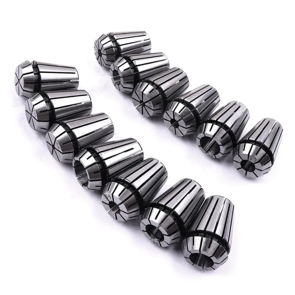 

ER20 Spring Collet Set For CNC Milling Lathe Tool Engraving Machine 1/2/3/4/5/6/7/8/9/10/11/12/13mm