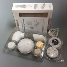 7 в 1 электрическая щетка для лица очиститель+ отшелушиватель для ног удалитель мозолей Уход за лицом спа уход за кожей массаж лица чистящее средство для щеток инструмент