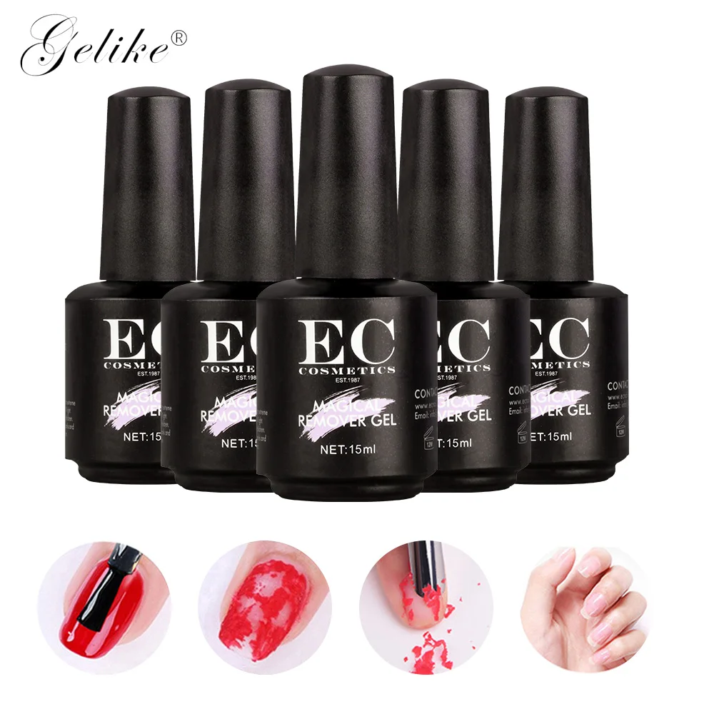 

Gelike NEW15ml Nail Gel Magic Remover Gel Soak Off Remover Nail Polish for Nail Art Lacquer Gel Nail Remover Gel Remover