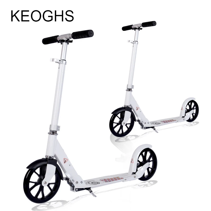 

New Model Kick Scooter For Adult Adjustable Height child Scooter Foldable Scooters All aluminum 20 CM 2 PU wheels