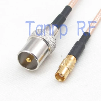 

12in TV male plug to MCX female jack RF adapter connector 30CM Pigtail coaxial jumper extension cord cable RG316