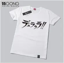 DuRaRaRa! almohada de algodón de Anime Cosplay Traje de Verano de Manga Corta camiseta T Shirt Para Hombres mujeres