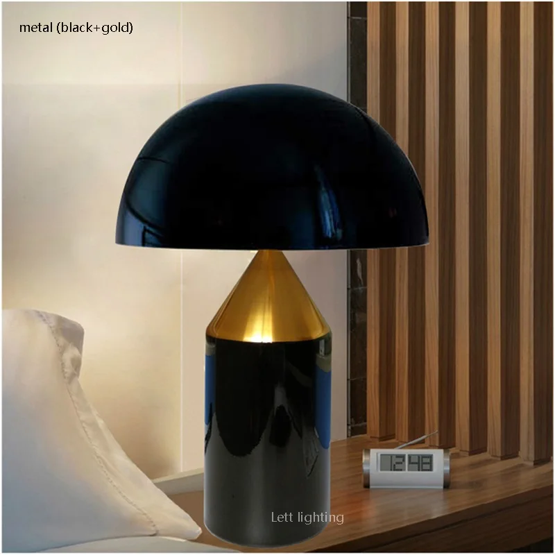 Постмодерн, простой дизайн, креативная Грибная декоративная настольная лампа, лампа для спальни, гостиной, отеля, кабинета, настольная лампа, 110-265 в