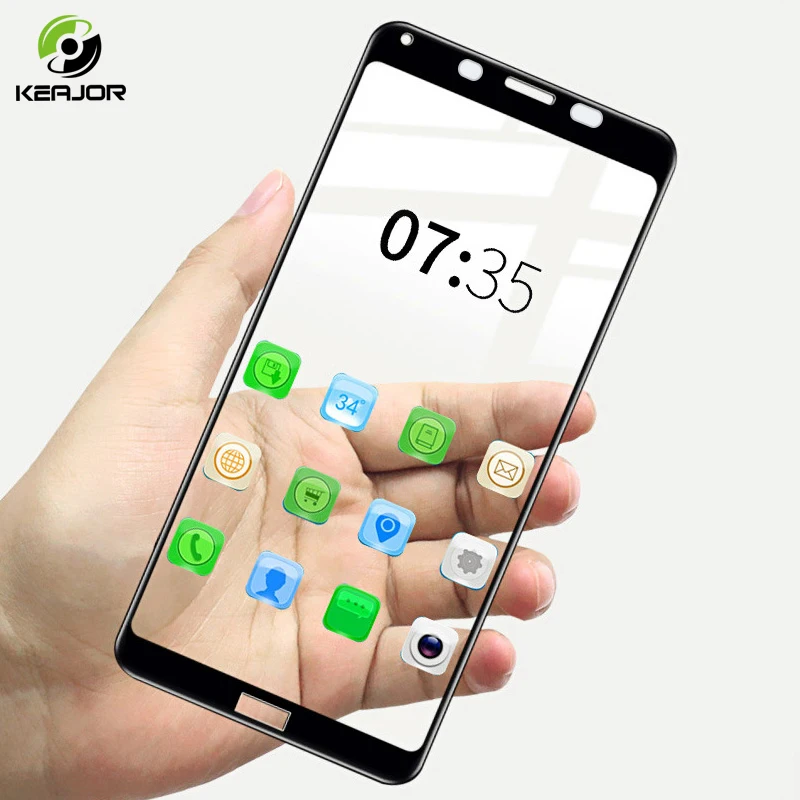 

Keajor Tempered Glass For Xiaomi Redmi 7A Glass Full Cover Film Scratchproof Screen Protector For Redmi 7A Protective Glass