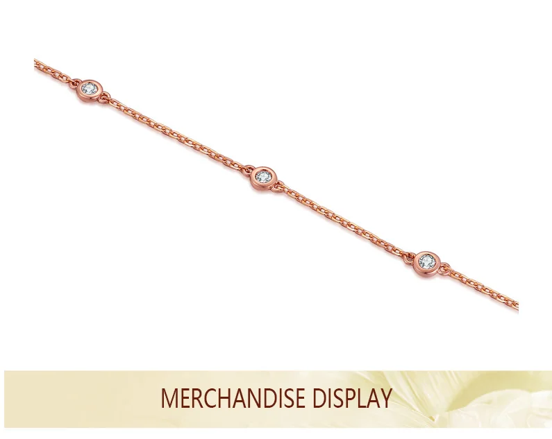 18k Pure Rose Gold Natural Bracelet Women Fashion Bangle Romantic Female Jewelry Girl Gift Party Trendy Hot Sale Good