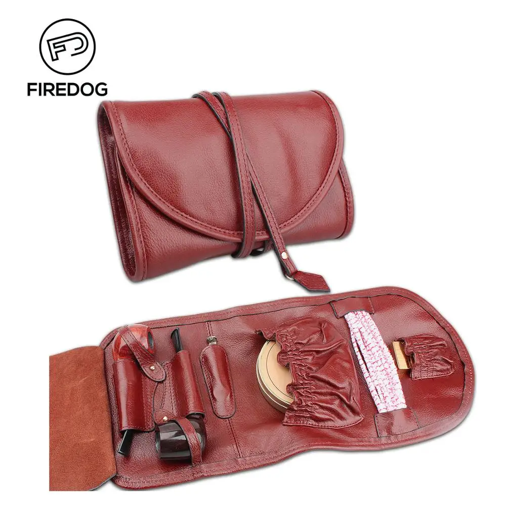 Buy FIREDOG Smoking Pipe Case Genuine Leather Pouch