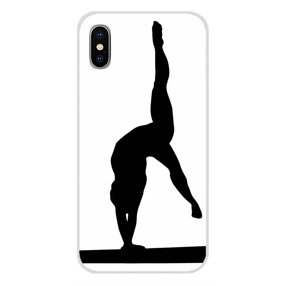 Для Apple iPhone X XR XS MAX 4 4S 5 5S 5C SE 6 6S 7 8 Plus ipod touch 5 6 аксессуары чехол для телефона гимнастический силуэт - Цвет: images 1