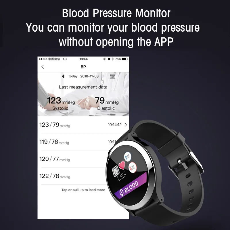 B65 Sport Smart Watch ECG + PPG Blood Pressure Monitor Heart Rate Multi-mode Sport Waterproof Smartwatch