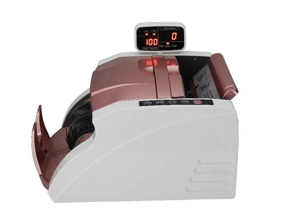 Máquina de Contagem de Dinheiro com uv Detecção de Contrafacções Exibição de Contagem de Dinheiro Contador Conta Durável Máquina Nx-422b mg 5 Contador de dinheiro/detector
