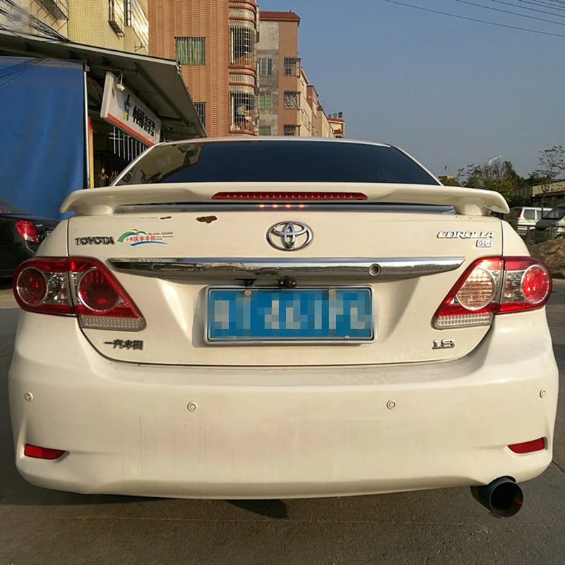 Для украшения автомобиля Toyota Corolla 2006 2013 спойлер для багажника из АБС