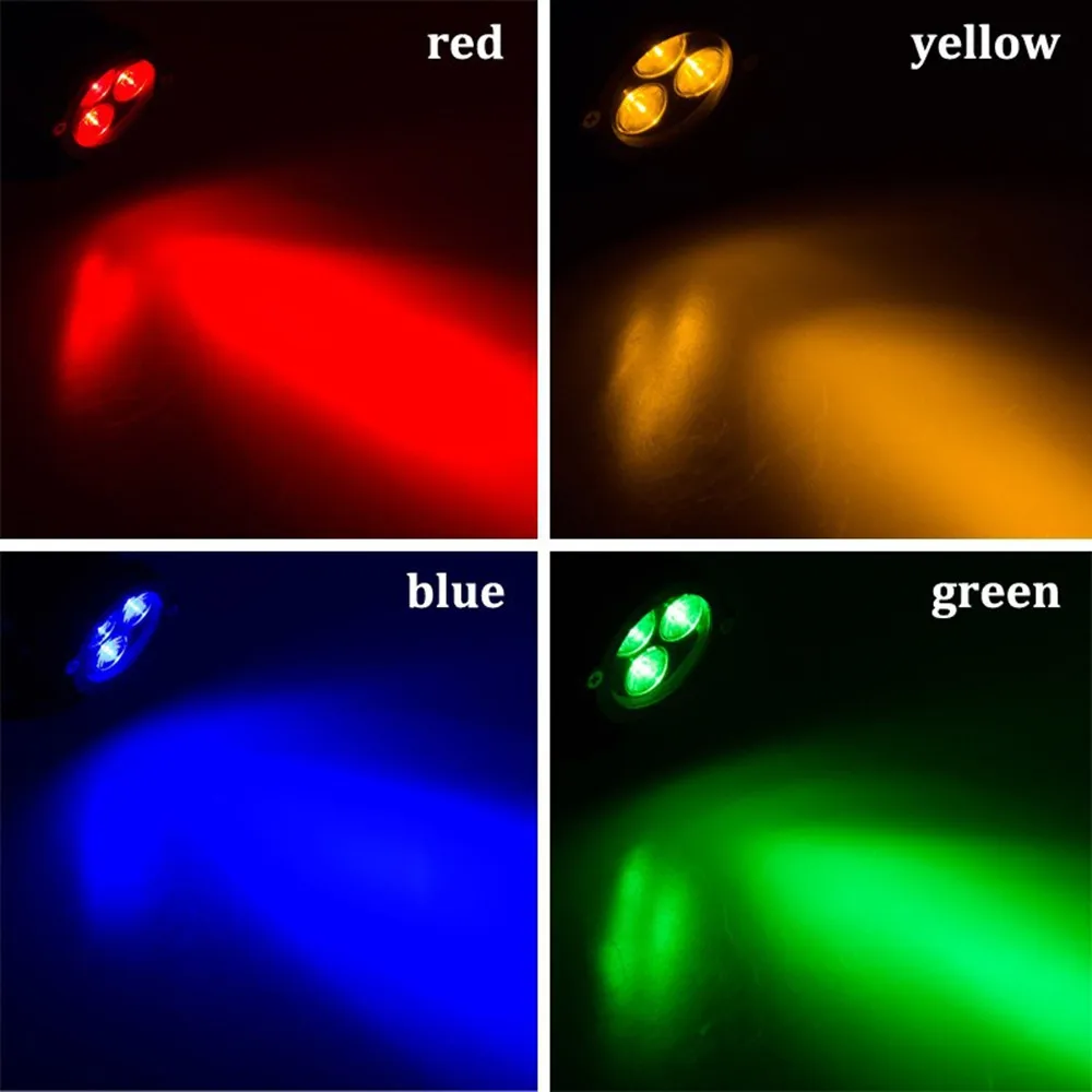 110 В, 220 В, светодиодный светильник для газона, водонепроницаемый, 9 Вт, уличный садовый светильник, зеленый, красный, синий, теплый белый, 3 Вт, 9 Вт, светодиодный светильник для сада