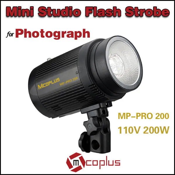 

Mcoplus 110V 200W Professional Mini Studio Flash Light Strobe for Photograph Lighting