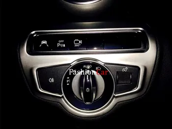 

For Benz Vito Viano V-Class W447 2014 2015 2016 Car Interior head light lamp switch button cover trim