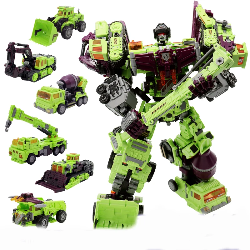 6 in 1 IN-STOCK NBK 01-06 Hook Transformation Robot Ko Version Gt Scraper Of Devastator Action Figure Toys Outdoor Beach