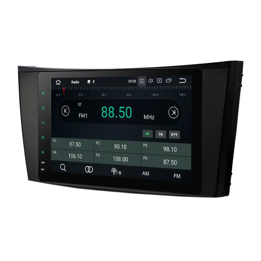 Top 8" PX6 2 din Android 9.0 Car DVD player 6 Core 64GB ROM 4GB RAM autoradio Bluetooth wifi For Benz W211 W463 W219 W209 2004-2011 3
