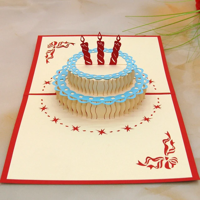 folding birthday card