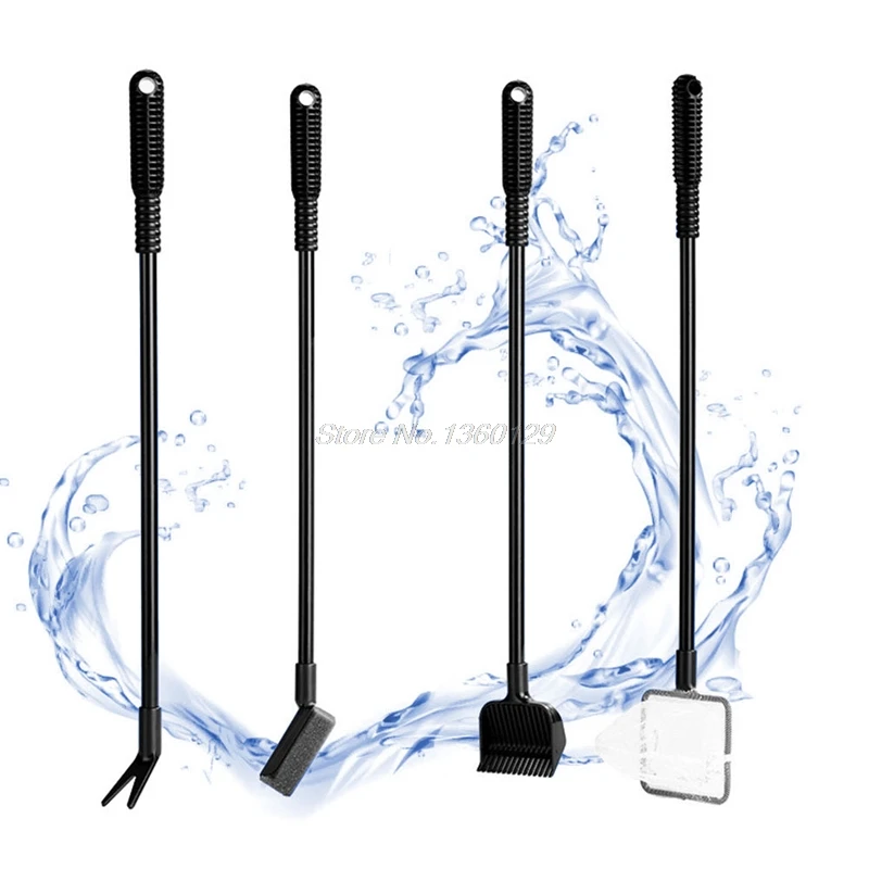 4 In 1 Aquarium Fish Tank Cleaning Tool Fork Gravel Rake