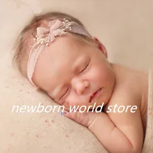 Новые Новорожденные фото реквизит цветные горошины обертывания, вязать мягкий стрейч фотография Реквизит.(50X160 см