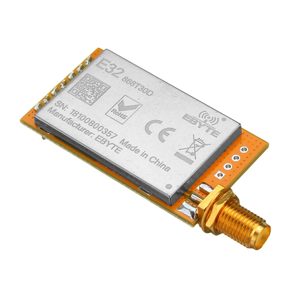 LEORY LoRa 868 МГц SX1276 SX1278 беспроводной передатчик и приемник RF Удаленный модуль 1 Вт UART приемопередатчик RF модуль