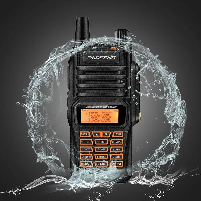 Baofeng UV-9R плюс влагонепроницаемые Walkie Talkie 8 Вт двухстороннее радио Двухдиапазонный портативный 10 км long range UV9R CB Хэм портативный Радиоприемник