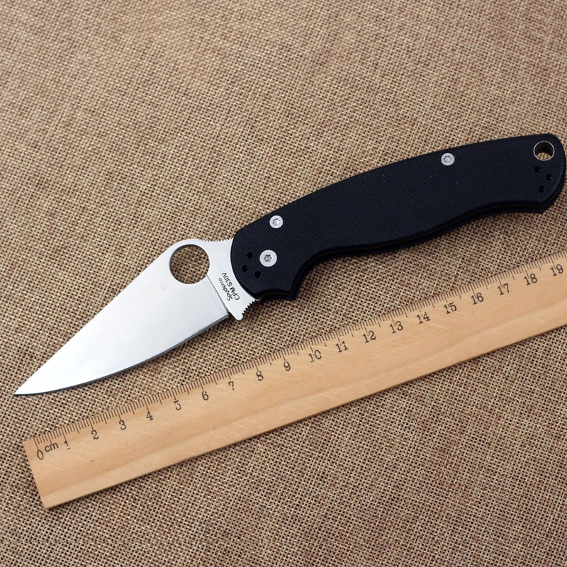 

New Folding Hunting Knife Coming Camping Tactical Knife Out door survival Knives Wood handle Stainless steel Blade