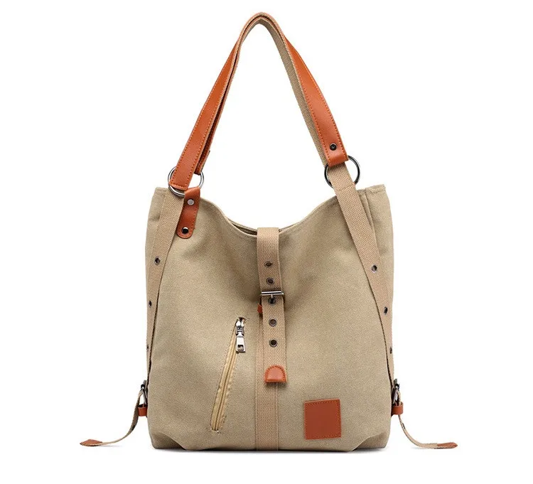 MJ Canvas Women Handbag Simple Design Tote Bag Female Large Capacity Canvas Bucket Shoulder Bag 2018 New Fashion Shopping Bags (9)