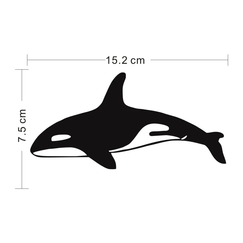 Cunymagos Orca Killer Whale Fish наклейки для автомобиля классические украшения аксессуары