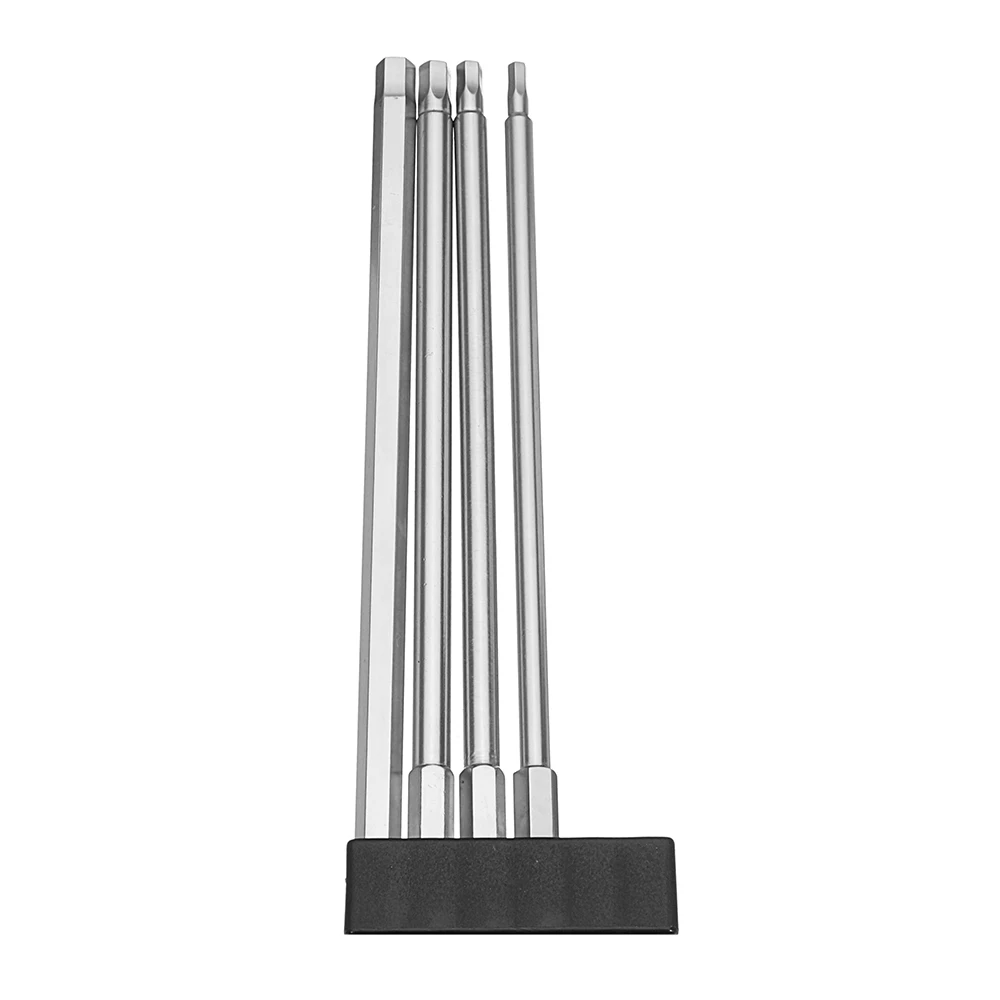 Broppe 4 шт. 150 мм H3 H6 отвертка с шестигранной головкой S2 1/4 дюйма шестигранным