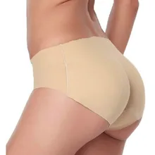 Sexy Women Padded Panties Butt Enhancer Seamless Bottom up Bum Hip Underwear
