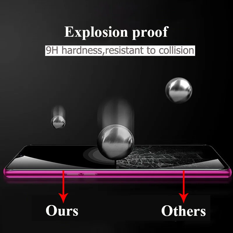 Защитное стекло закаленное 2.5D 9H HD для Huawei Y7 2019 Pro enjoy 9 защитная пленка 6 26