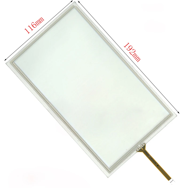 

New 8 inch 4Wire Resistive Touch Panel Digitizer Screen For MyDean 1158-1 S100