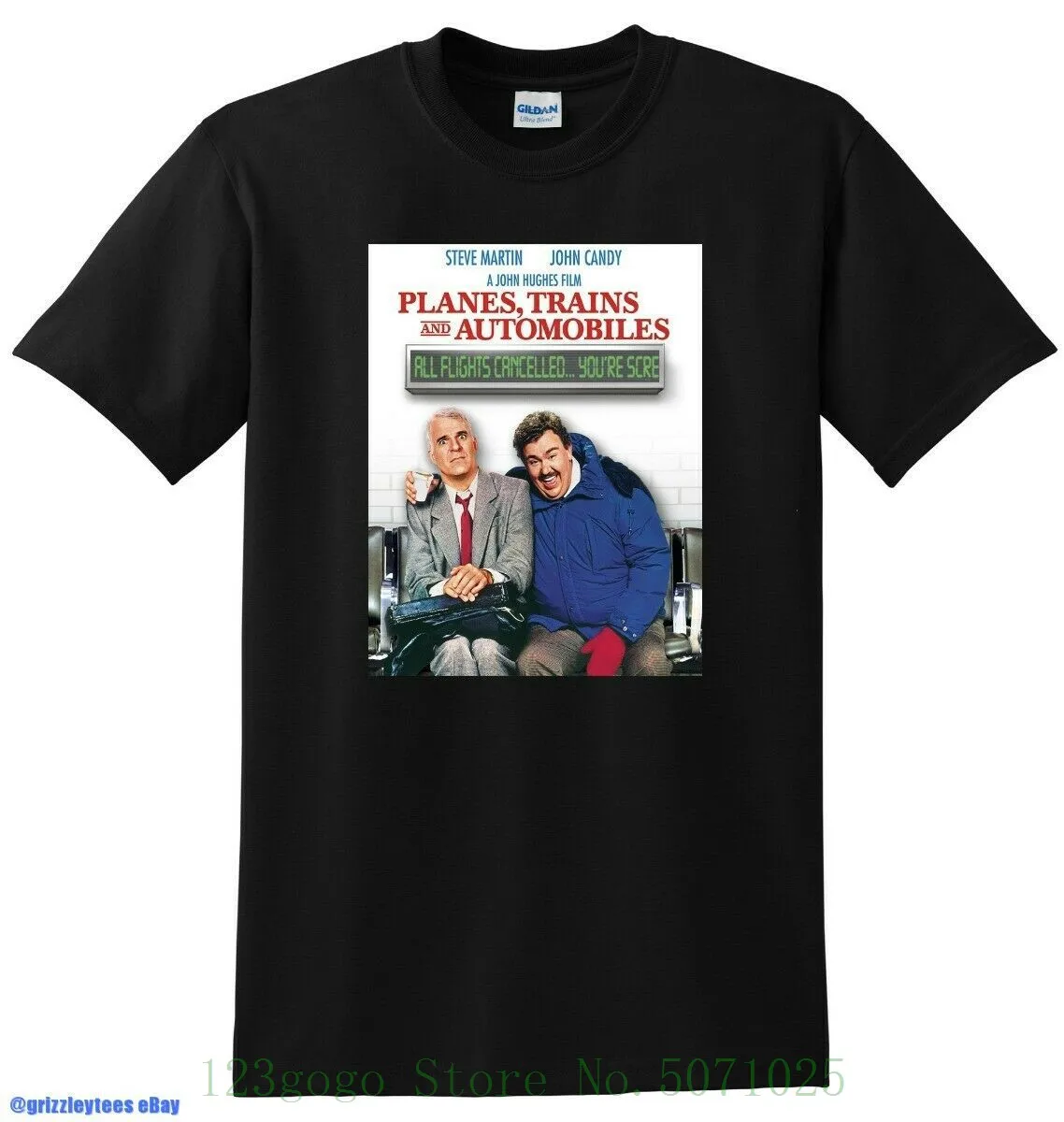 * New * Planes Trains And Automobiles T Shirt Poster Tee Small Medium