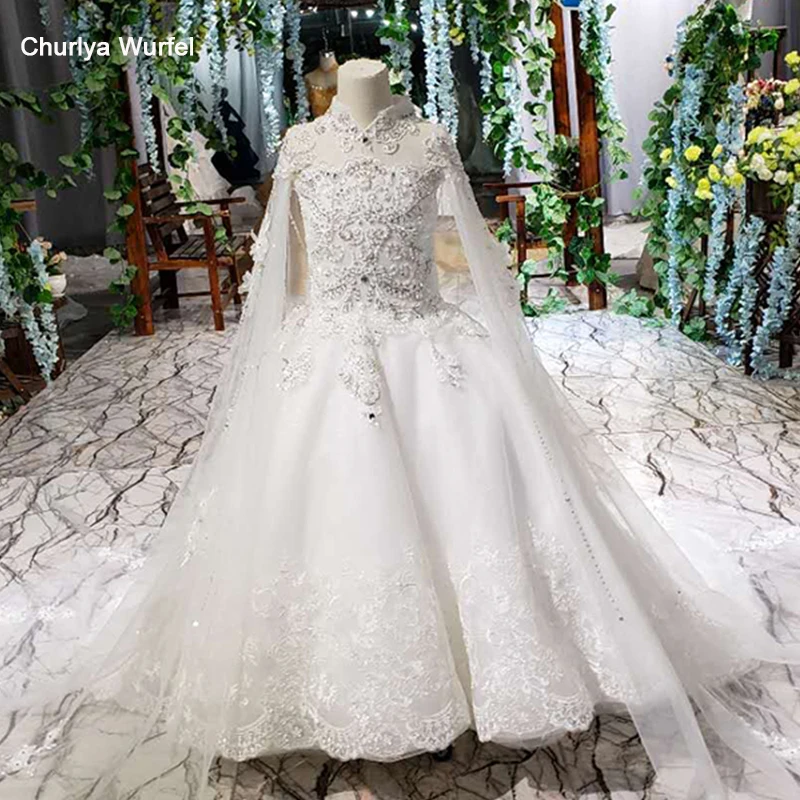 communion dress with train