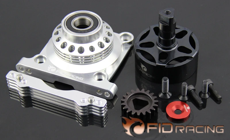 AF гоночный cnc обработанный сплав Сплит комплект для переноски и корпуса losi 5ive T kmx2