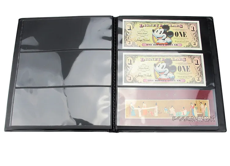 

3 pockets on each side , 20.5cm*25cm PCCB-Small Size Postage Stamps Album