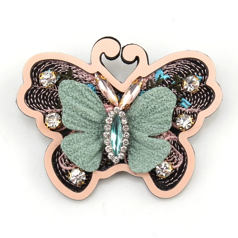 

Fashion Elegant Glass Crystal Rhinestone Handmade Butterfly Brooches and Pins for Women Florate Brand New Fancy Wholesale Brooch