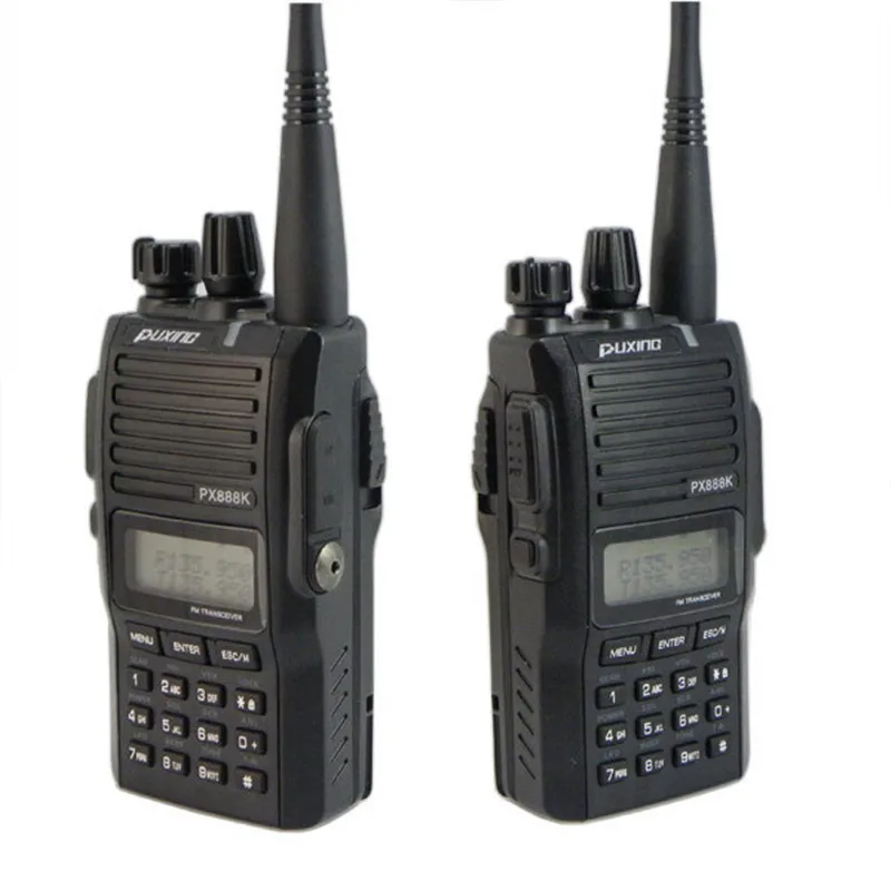 Новый РАДИОТЕЛЕФОНА Walkie Talkie “иди и PuXing 128CH 5W UHF + 4W VHF двухполосный двухстороннее