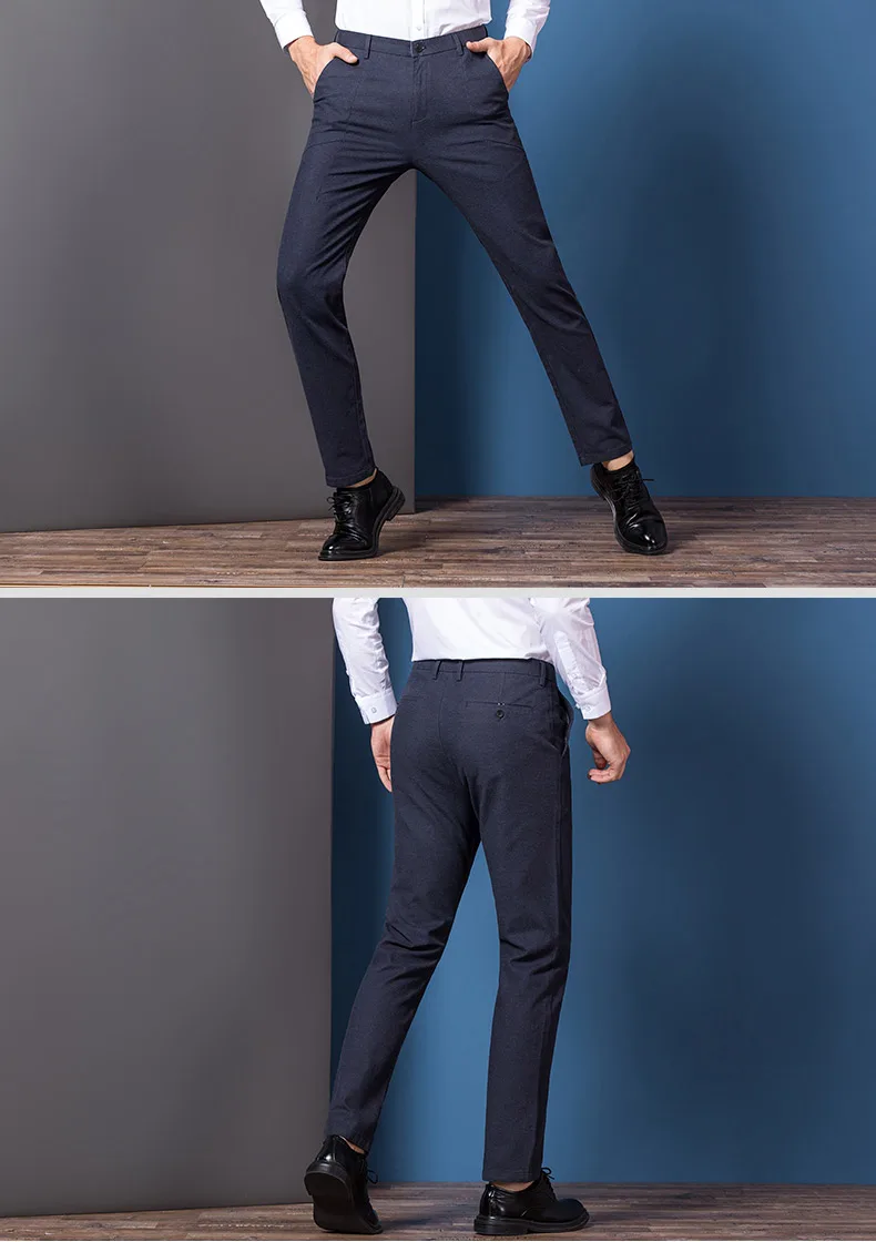 KEGZEIR 2019 Весна Зима деловые повседневные брюки мужские модные Slim Fit Мужские s брюки на молнии мужская брендовая одежда Herren Hosen