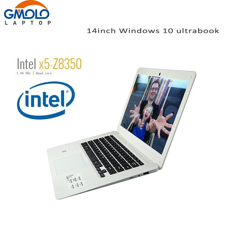Sale 14inch cheap laptop Atom X5 Z8350 Quad core processor 2GB/4G 32GB/64G EMMC bluetooth camera HDMI WIFI windows 10 netbook 8