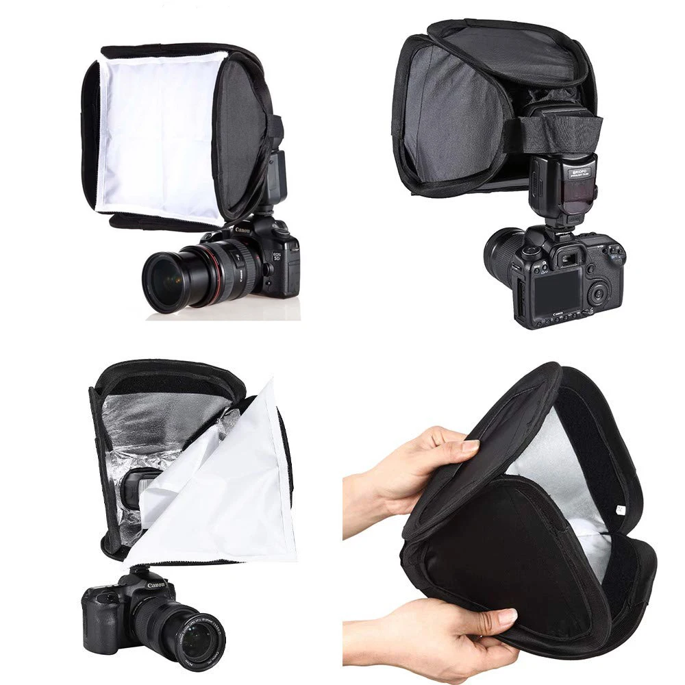 Высококачественный портативный софтбокс 9 &quot23 см для вспышки Speedlite светильник